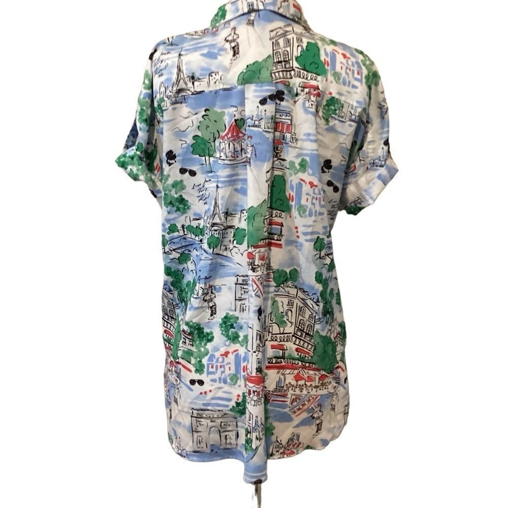 KARL LAGERFELD PARIS
Whimsical-Print Short-Sleeve Shirt M - Picture 5 of 9